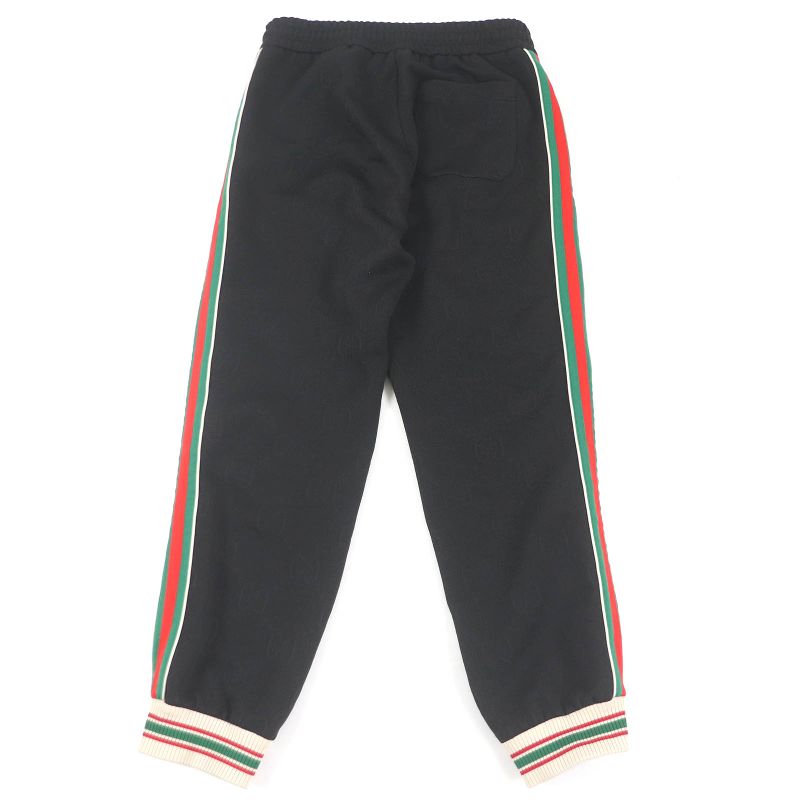Gucci 663569 Webline GG Jacquard Jersey Jogging Trousers GG Jersey Jacquard