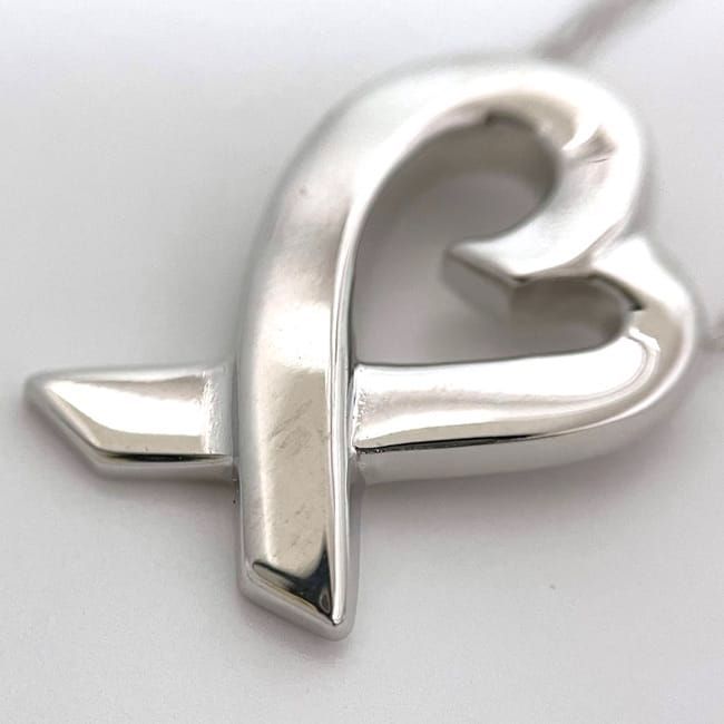 Tiffany & Co Loving Heart Necklace Ec22788 Silver