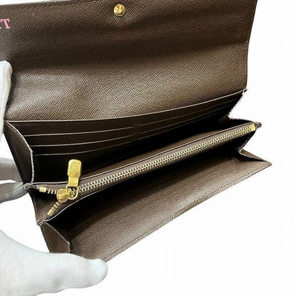 Louis Vuitton Damier Portefeuille Sarah N61734 Long Wallet Unisex