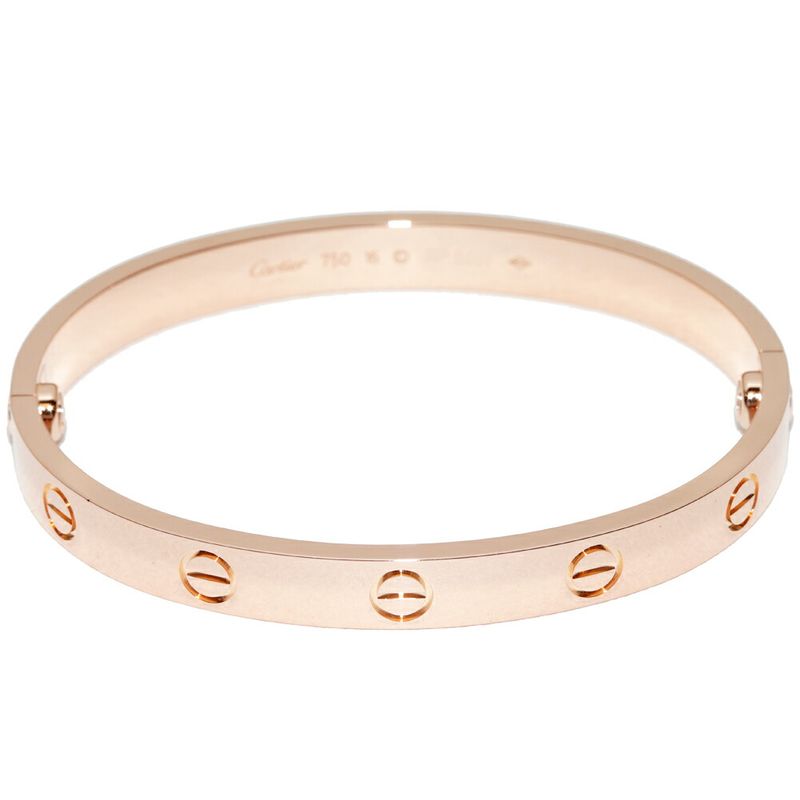 Cartier Bracelet Bangle 18K Pink Gold Love Bracelet