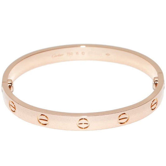 Cartier Bracelet Bangle 18K Pink Gold Love Bracelet