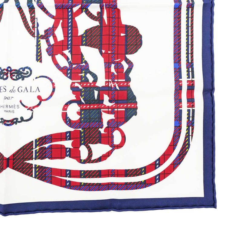 Hermes Petit Carre 40 Scarf Brides De GALA Silk Multicolor Accessory