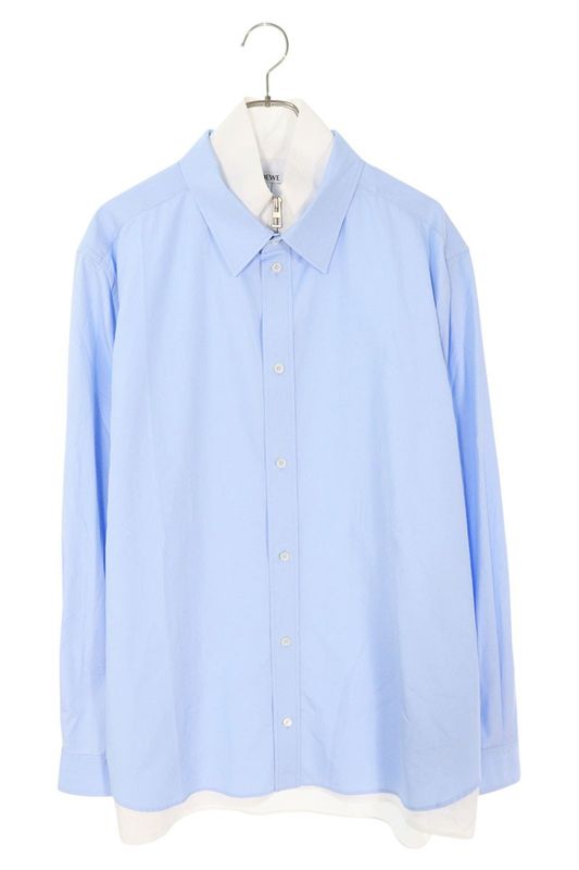 Loewe 25SS H526y05xa0 Hybrid Cotton Long Sleeve Shirt Men 41