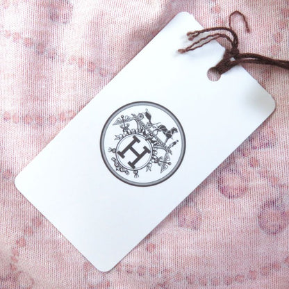 Hermes 22AW 100% Cotton Tresor De Medor Short Sleeved T-shirt Cut And Sewn Pink