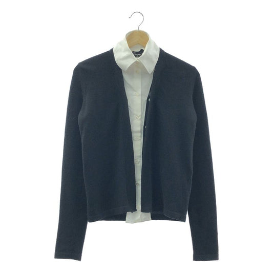 Chanel | 2004aw | Trevotoni Shirt Part Docking Cashmere Knit Cardigan | 38 |