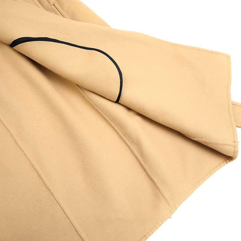 Loewe Wool Cashmere Blend Double Face Belted Coat S540y01w01 Camel 36