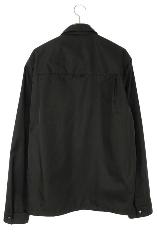 Prada Sc514 Re-nylon Triangle Logo Plate Long Sleeve Shirt Men's L