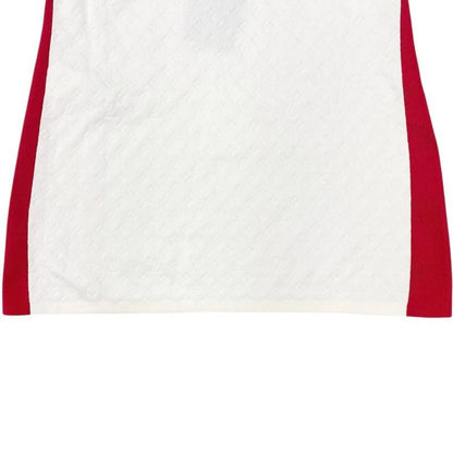 Louis Vuitton Tank Top Monogram Chain Rw221b Oj6 Fmkw73 XL Size White Red Louis