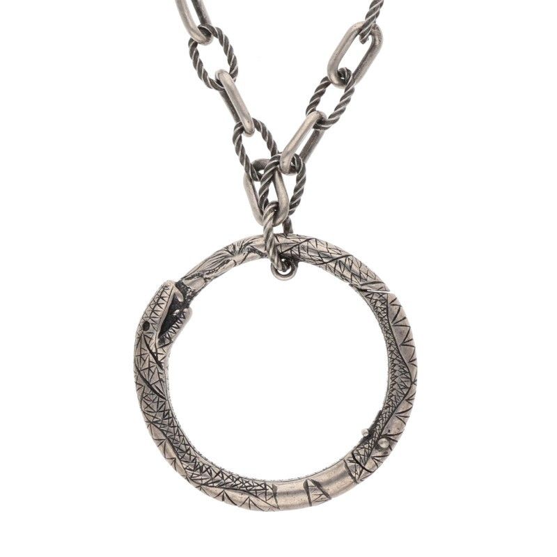 Gucci Ouroboros Chain Necklace Men's