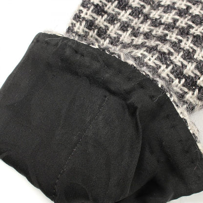 Chanel Collarless Jacket CC Logo Button Tweed Jackets — view 6