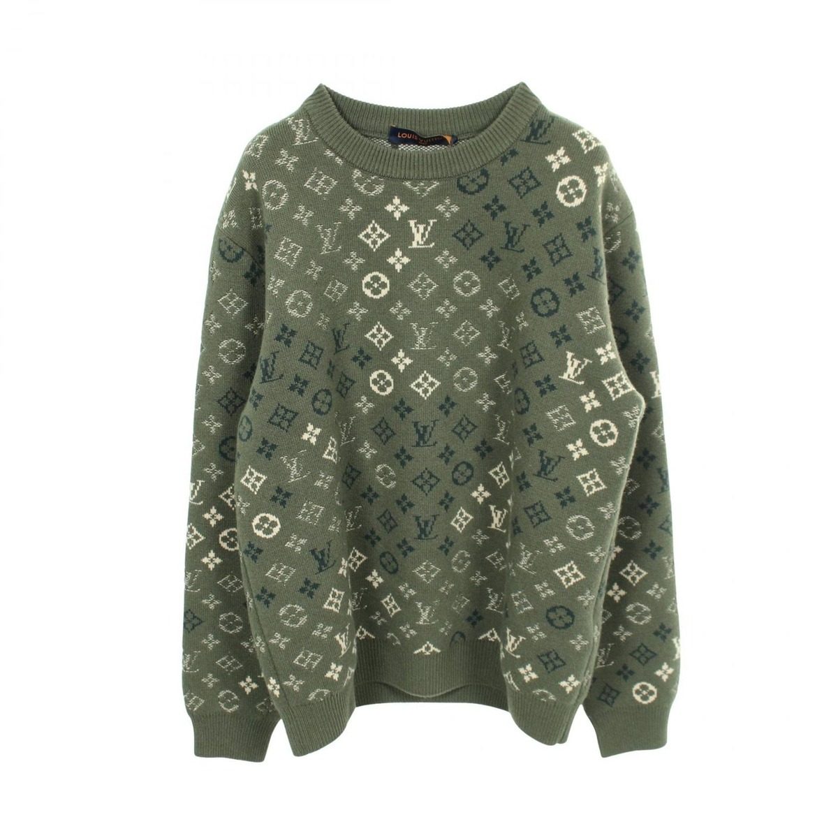 Louis Vuitton Knit Monogram Pullover Wool Cashmere Sweater