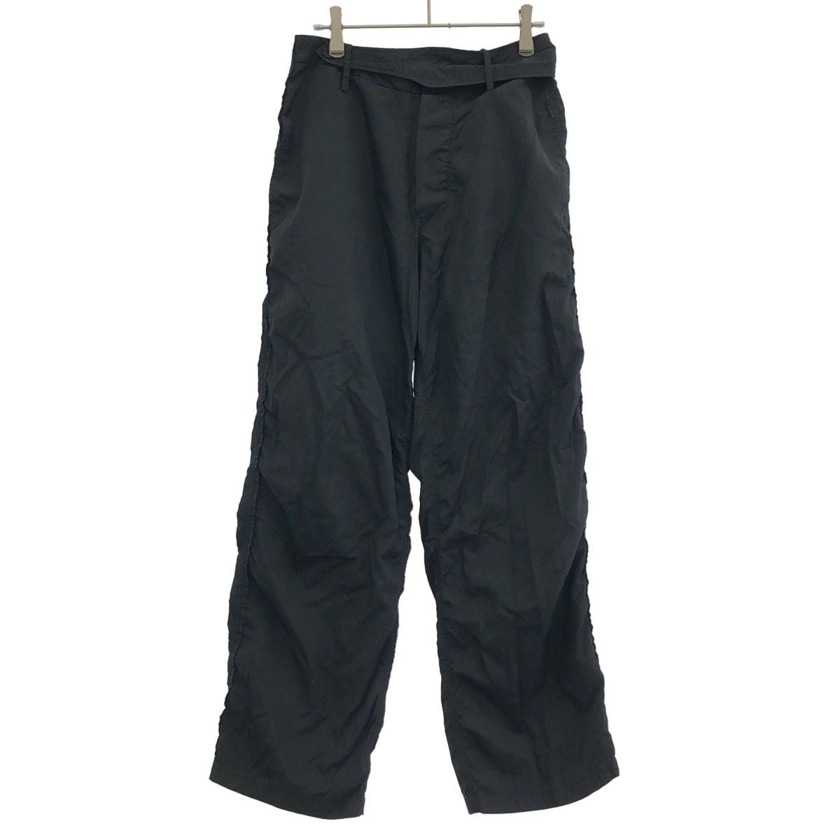 Balenciaga Nylon Belted Pants Black