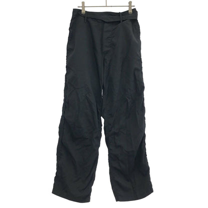 Balenciaga Nylon Belted Pants Black