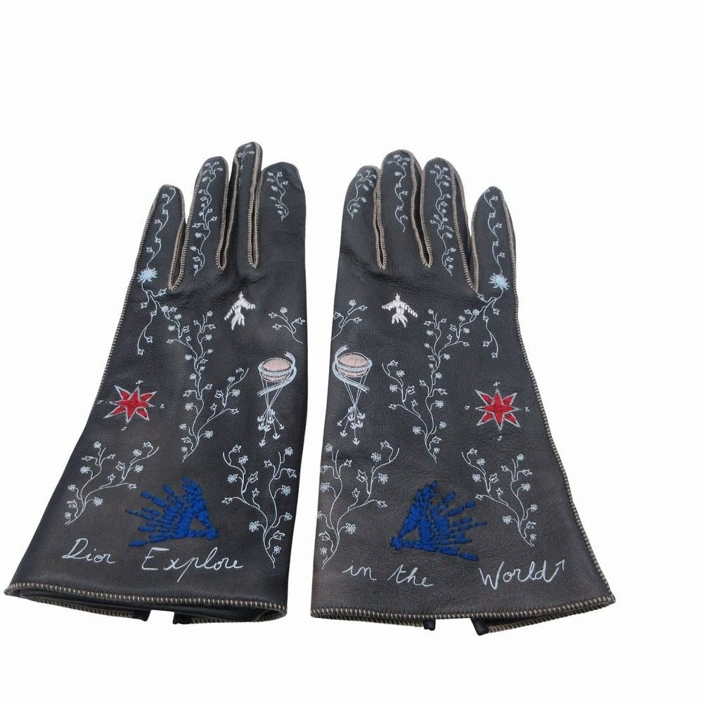 Dior Lamb Leather Gloves 7