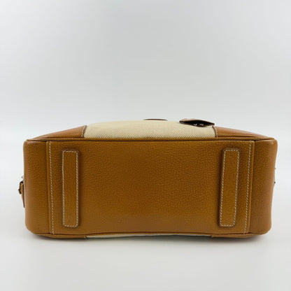 Prada Shoulder Bag Canvas Leather Two — view 7