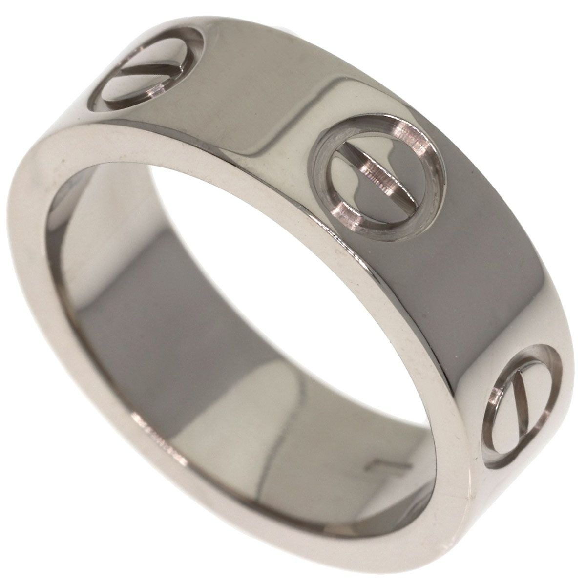 Cartier Love Ring 47 18K White Gold