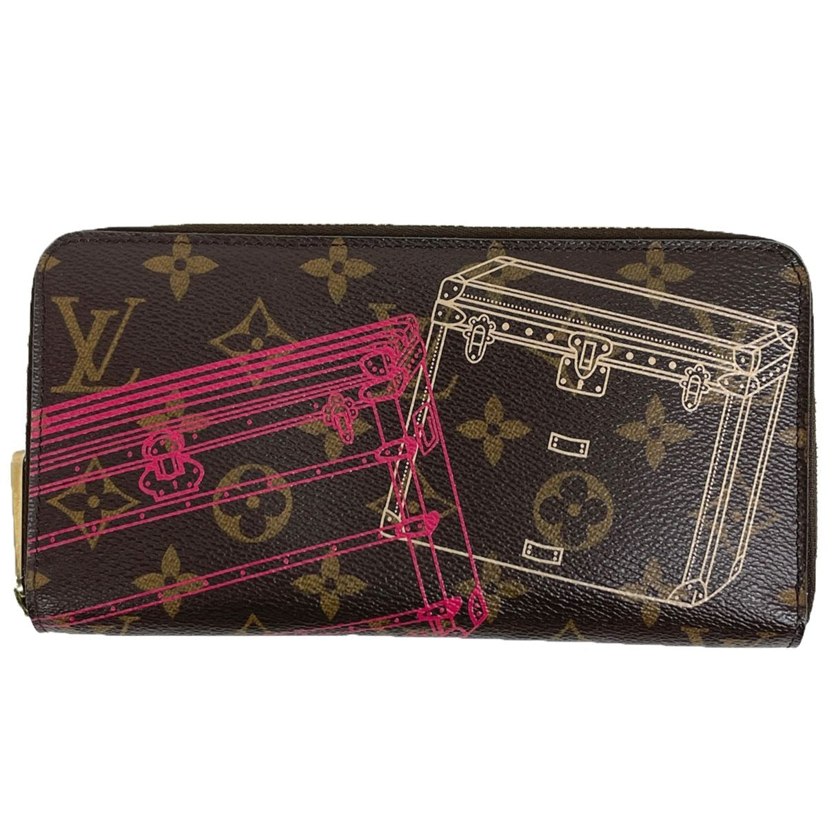 Louis Vuitton Zippy Wallet Christmas Portfolio Monogram Brown