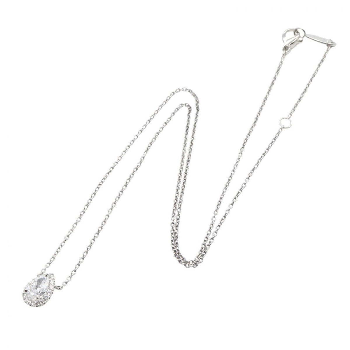 Harry Winston Necklace Pear Shape Micro Pawe Diamond — view 2