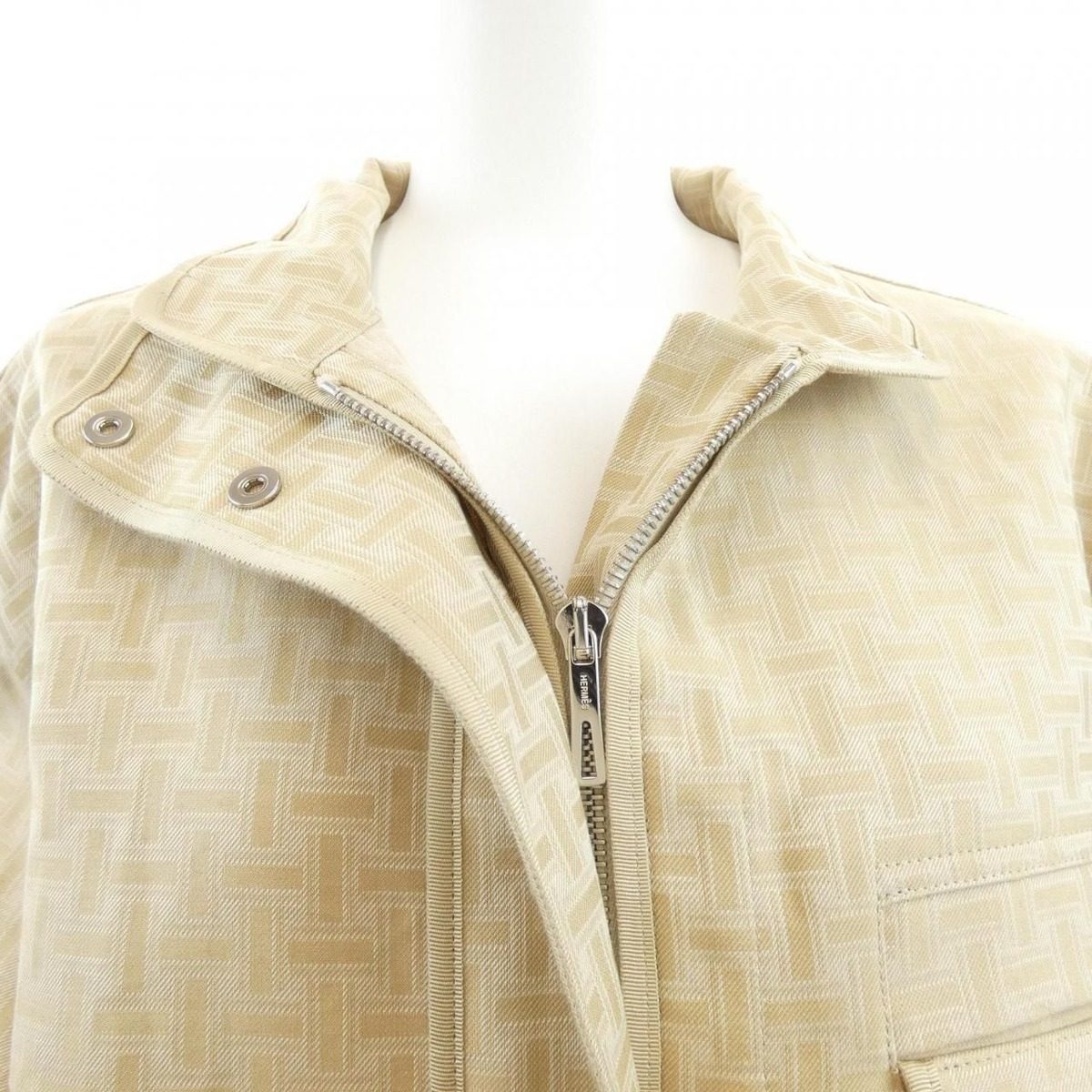 Hermes Coat Beige — view 5