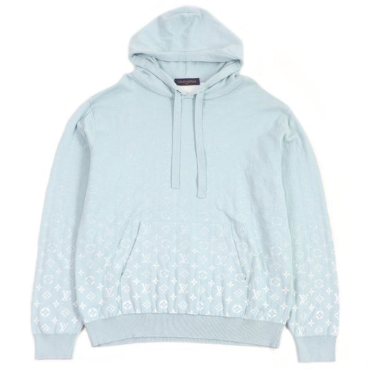 Louis Vuitton 23 SS 100% Cotton Monogram Gradient Pullover Knit Hoodie Light