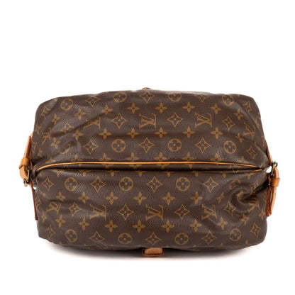 Louis Vuitton Saumur Brown Monogram Canvas Shoulder Bag — view 6