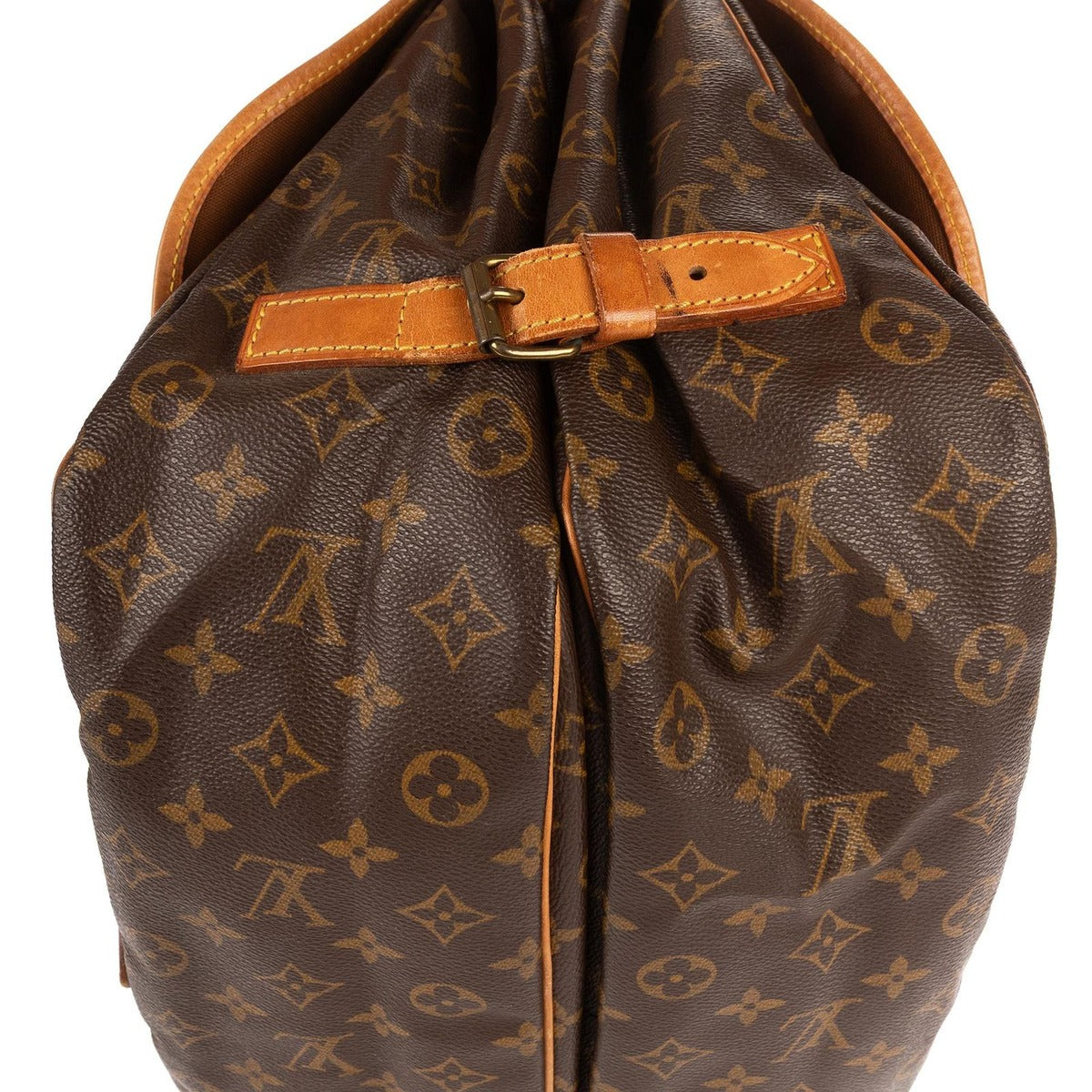 Louis Vuitton Saumur Brown Monogram Canvas Shoulder Bag — view 8