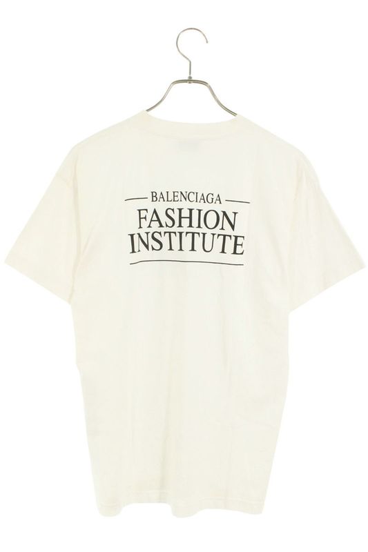 Balenciaga 22AW 612965 Tmvh6 Fashion Institute Print T-shirt Men's XXS