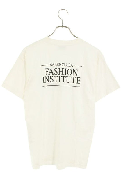 Balenciaga 22AW 612965 Tmvh6 Fashion Institute Print T-shirt Men's XXS