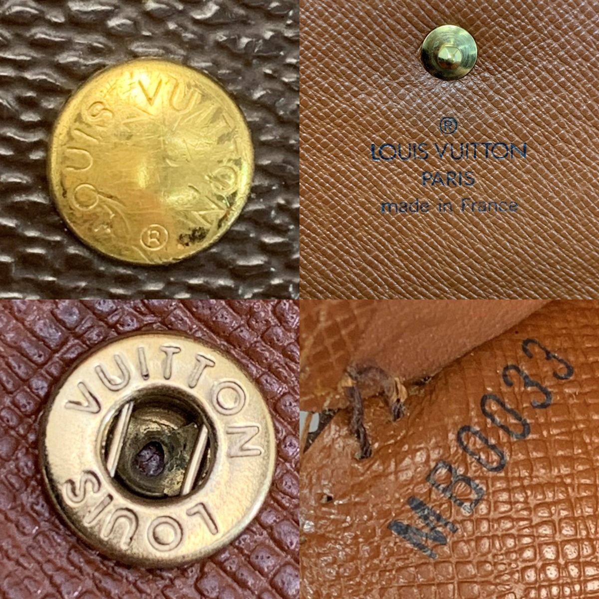 Louis Vuitton Monogram Porte Tresor International M61215 Trifold Long Wallet