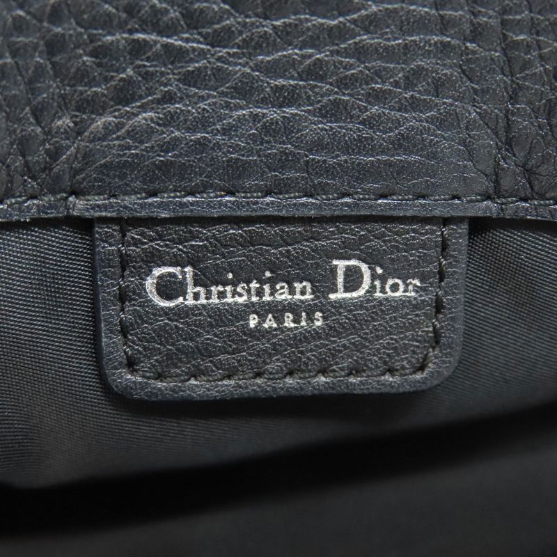 Christian DIOR Trotter Pattern Handbag Canvas Women