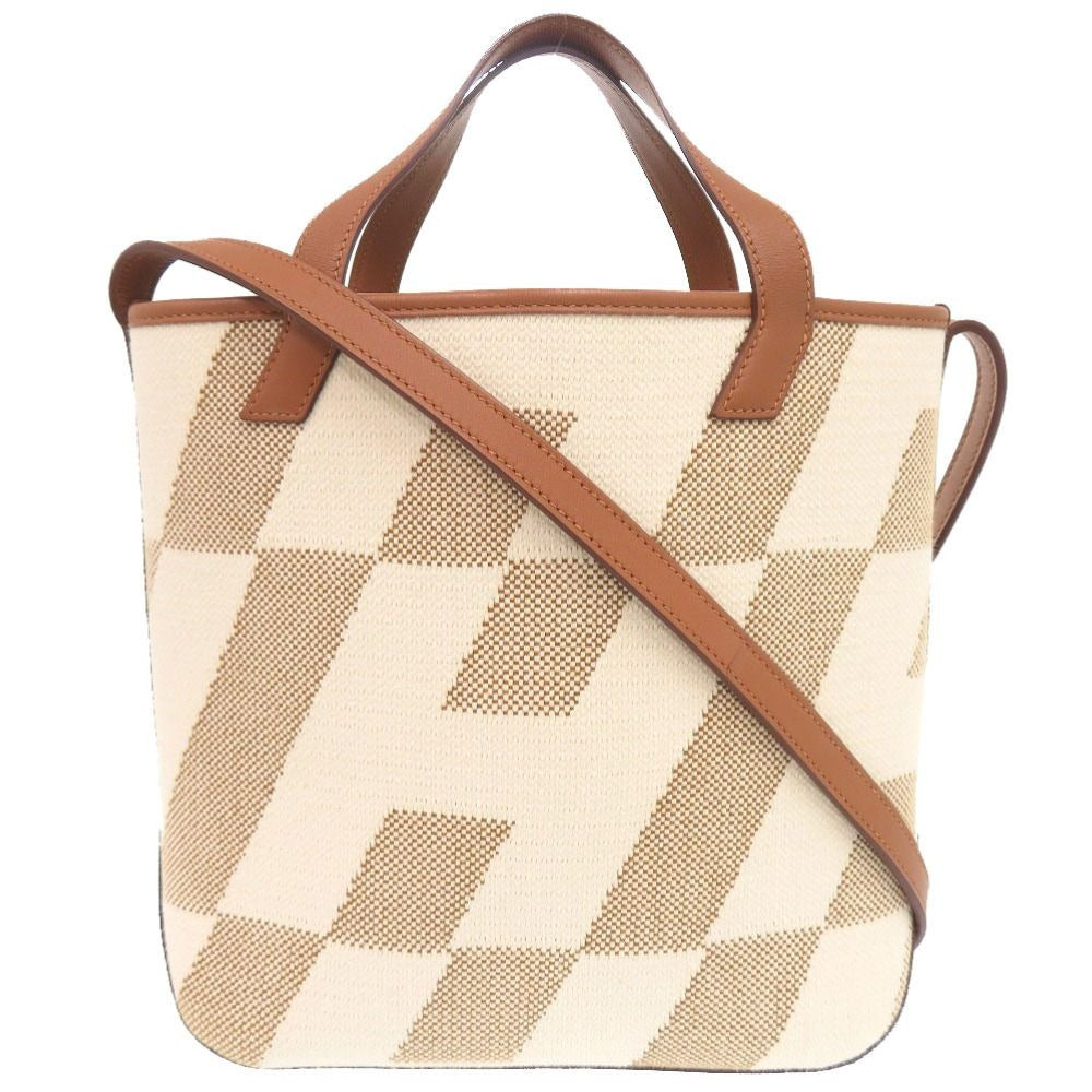 Hermes Hambier PM Voswift Toile Gold Tote Shoulder Bag