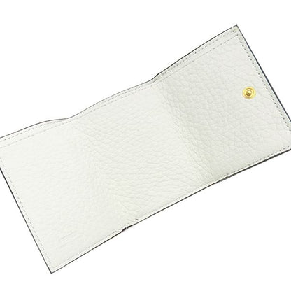 Fendi Trifold Wallet Fendi Roma Compact Wallet Leather White Gold Hardware Mini