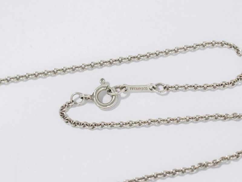 Authentic Tiffany & Co Tiffany & Co Open Heart 925 Necklace Pendant Silver Open