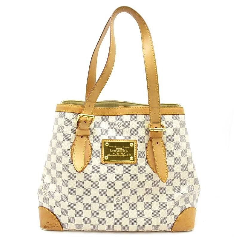 Louis Vuitton Hampstead MM Damier Azur Handbag