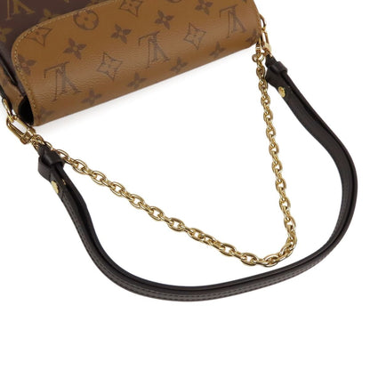 Louis Vuitton Wallet on Chain Ivy Brown Monogram Reverse Shoulder Bag — view 4