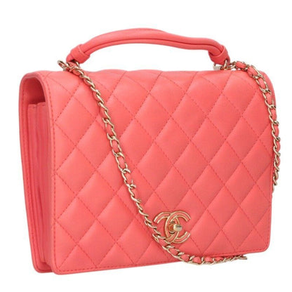 Chanel Lambskin Chain Shoulder Bag