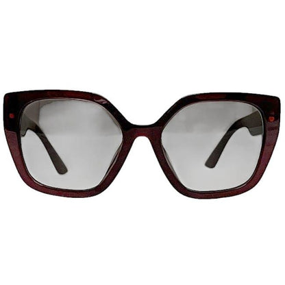 Prada Sunglasses In Black Gradient Bordeaux Red
