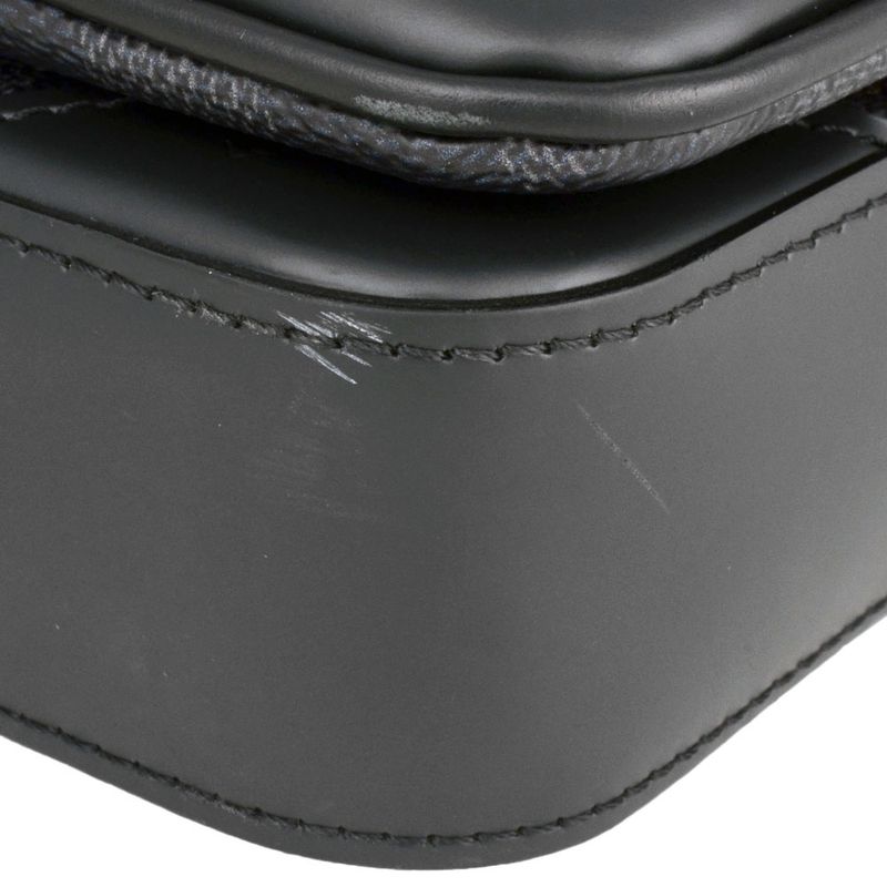 Louis Vuitton Trio Messenger Shoulder Bag Damier Graphite N58040 Black RFID