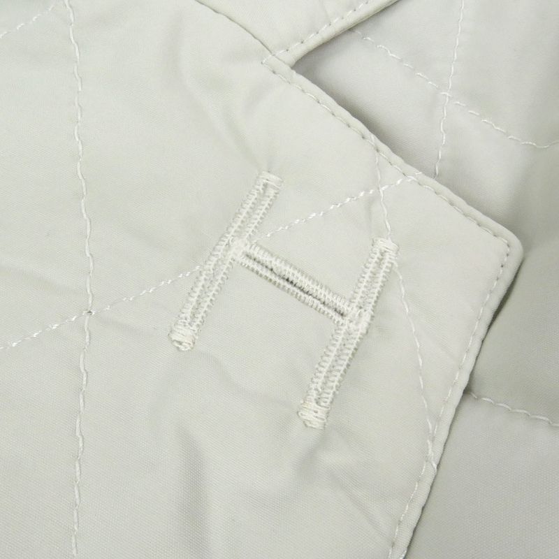 Hermes Ettelier Hardware H Motif Embroidery 3-way Quilted Jacket With Liner