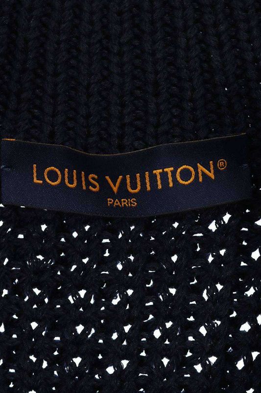 Louis Vuitton 24SS Rm241m CUH Hqn30w 1afaof Technical Wool Zip Knit Blouson Men