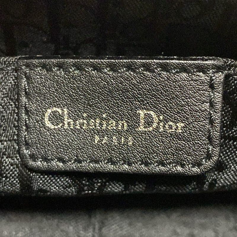 Dior/christian Dior Shoulder Bag - Red X Black X Silver Leather