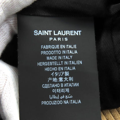 Saint Laurent Paris 643883 Teddy Cotton Bomber Jacket Stajan Gold Black 46 Made