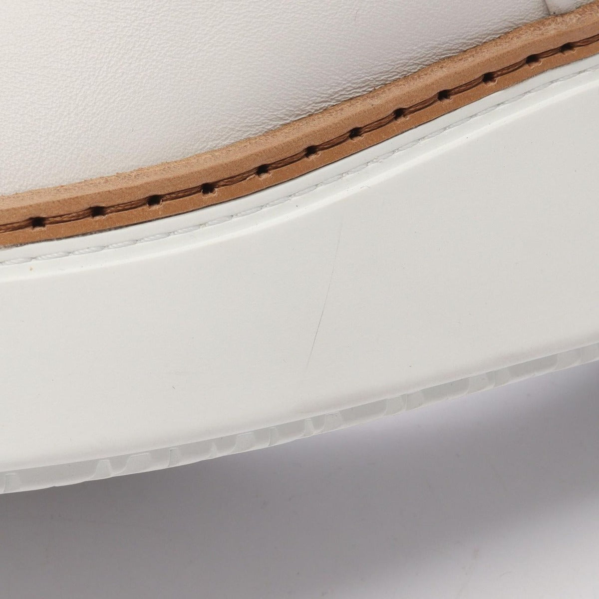 Hermes Boots Flocon Leather Mouton White Brown — view 8
