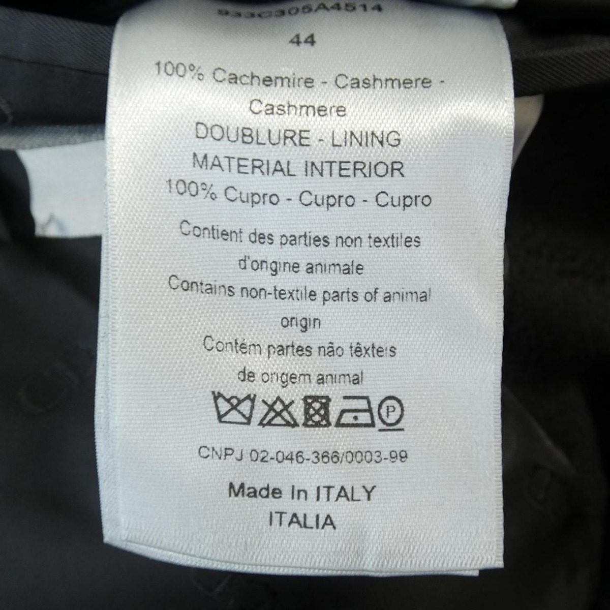 Dior Coat Black — view 3