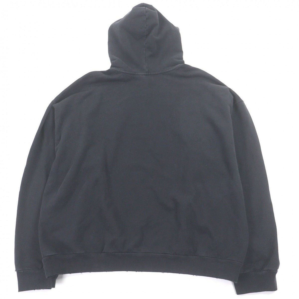 Balenciaga DIY College Logo Hoodie 100% Cotton Distressed — view 3
