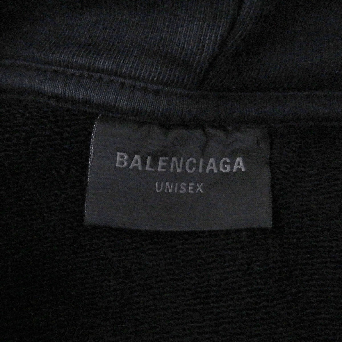 Balenciaga DIY College Logo Hoodie 100% Cotton Distressed — view 5