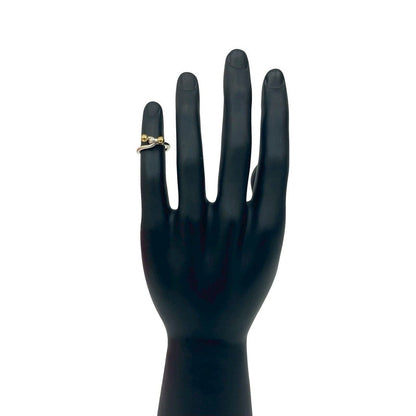 Tiffany & Co Love Knot 18K Gold Ring Silver — view 2