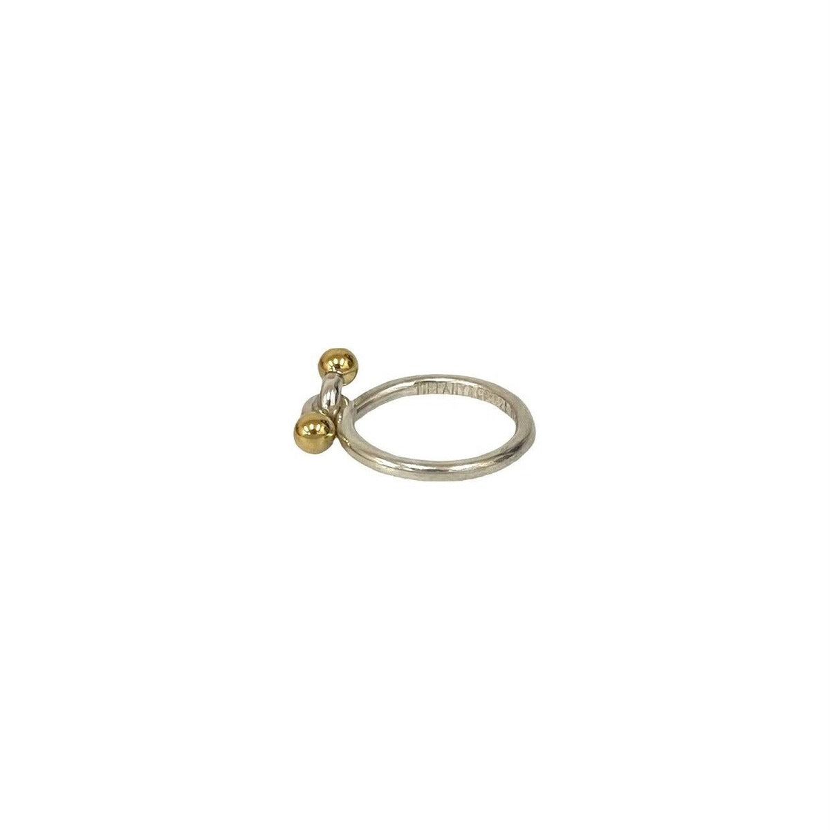 Tiffany & Co Love Knot 18K Gold Ring Silver — view 5