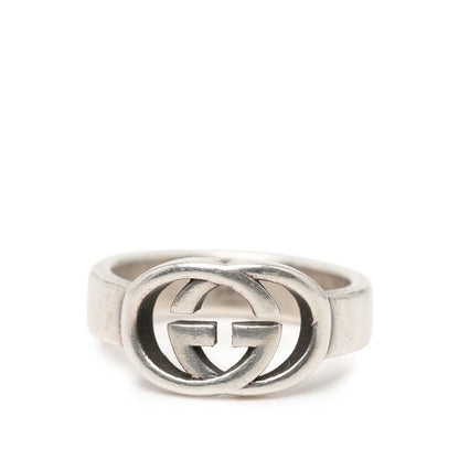Gucci Interlocking Ring Silver