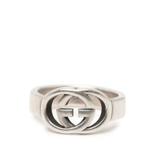 Gucci Interlocking Ring Silver